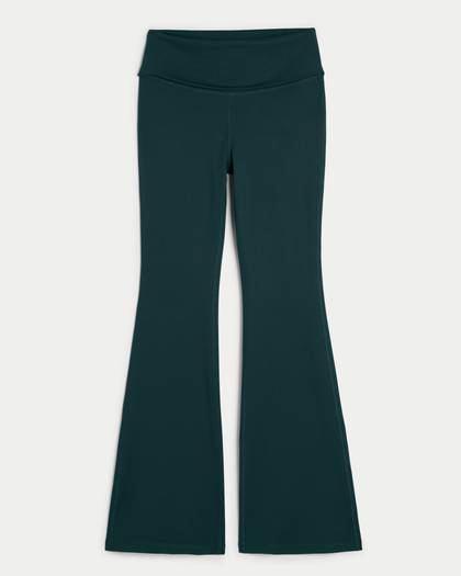 Gilly Hicks Active Recharge Foldover Waist Flare Pants