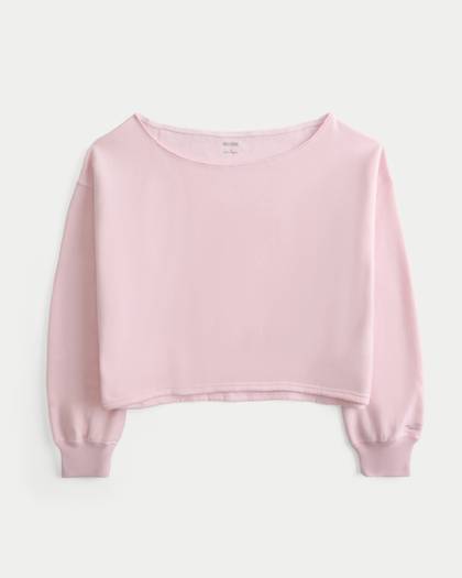 Easy Off-the-Shoulder Sweatshirt