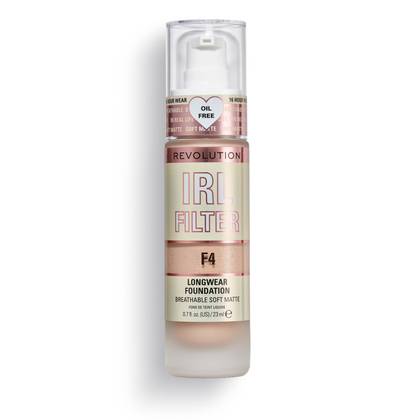Revolution IRL Filter 16H Longwear Soft Matte Foundation F4