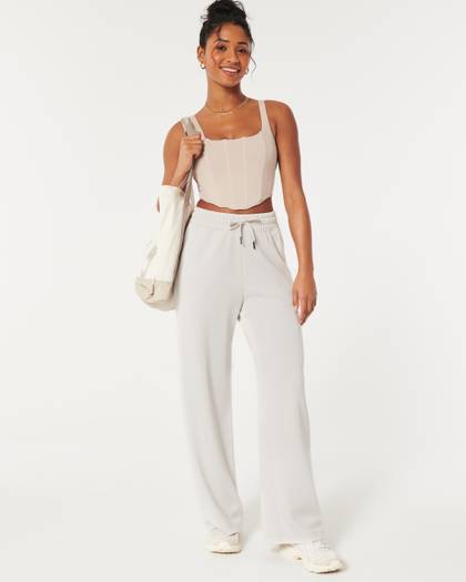 Gilly Hicks Active Cooldown Wide-Leg Pants