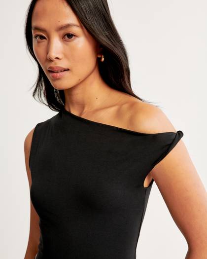 Cotton-Modal Asymmetrical Twist Top