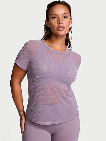 Logo Mesh Tee