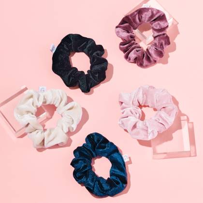 Velvet Scrunchie Variety Pack 5CT