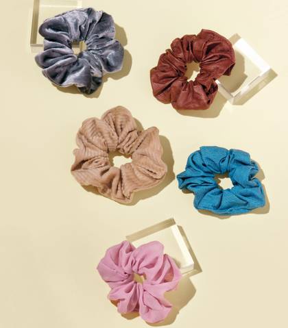 Fashion Scrunchie Variety Pack 5CT