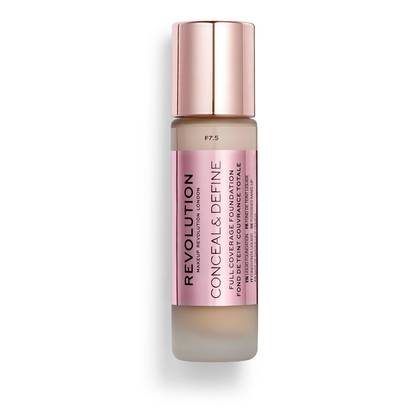 Revolution Conceal & Define Ultra Matte Full Coverage Foundation F7.5