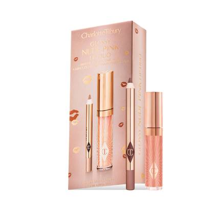 Charlotte Tilbury Glossy Lip Duo - Nude Pink