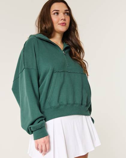 Easy Half-Zip Hoodie