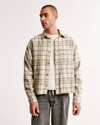 90s Cropped Flannel