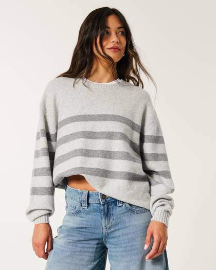 Hollister Comfy Cloud Oversized Crew Sweater