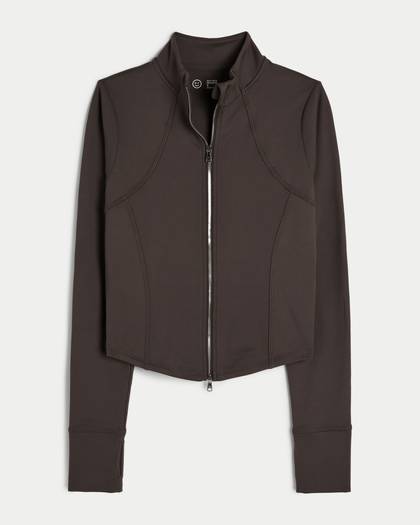Gilly Hicks Active Recharge 2-Way Zip-Up Jacket