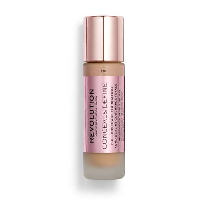 Revolution Conceal & Define Ultra Matte Full Coverage Foundation F10