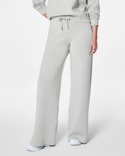 SPANX® AirEssentials Wide Leg Pant - Light Heather Grey