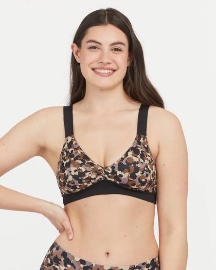 SPANXsmooth™ Bra-llelujah!® Unlined Bralette - Brushed Collage Neutral Mini