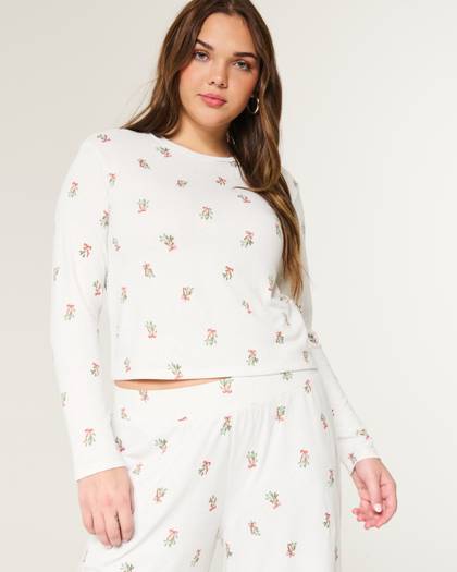 Cozy Long-Sleeve Pajama Shirt