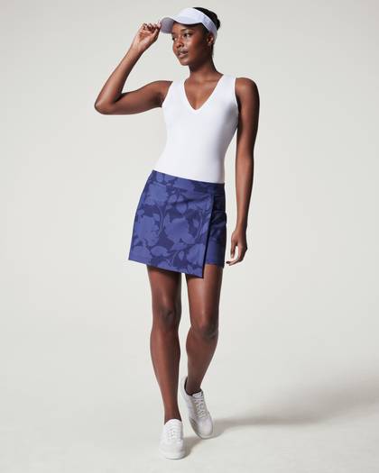 Sunshine Skort, 6" - Floret Navy