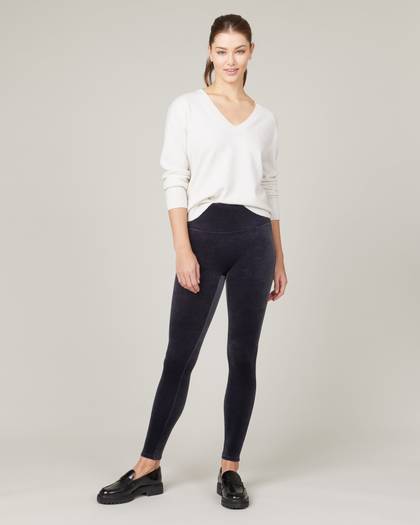 Velvet Leggings - Classic Navy