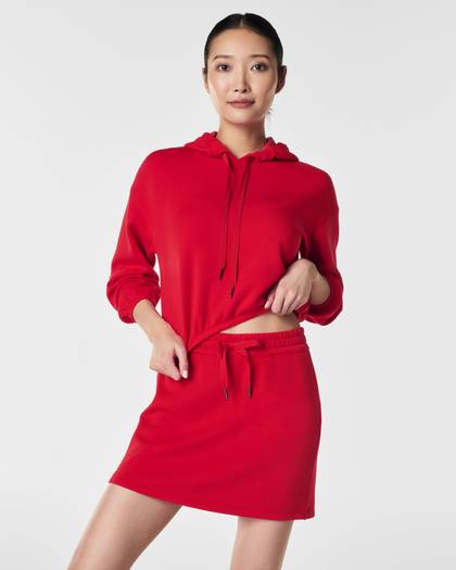 SPANX® AirEssentials Cinched Hoodie - Spanx Red