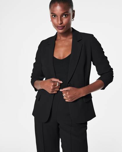 SPANX® Carefree Crepe Blazer - Classic Black