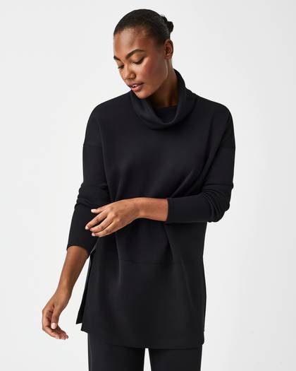 SPANX® AirEssentials Turtleneck Tunic - Very Black
