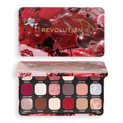 Revolution Forever Flawless Eyeshadow Palette Cherry Rebel Red