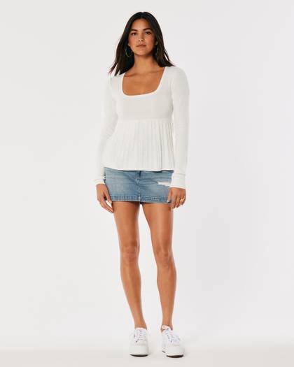 Slim Babydoll Sweater
