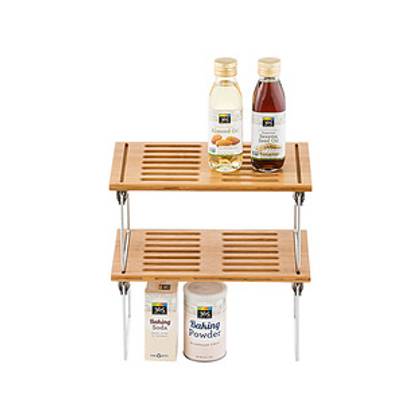 Large Stacking Shelf Bamboo