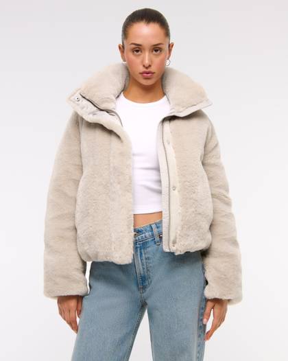 Faux Fur Puffer