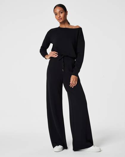 SPANX® AirEssentials Off-Shoulder Jumpsuit - Very Black