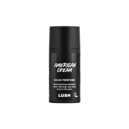LUSH | American Cream | Solid Perfume | Sweet & Comforting Fragrance | Vanilla, Strawberry & Orange
