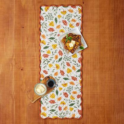 Celebrate Together™ Fall Leaves Reversible Quilted Table Runner