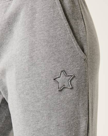 Star Graphic Straight Sweatpants