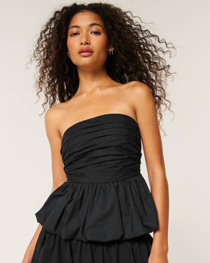 Strapless Bubble Top