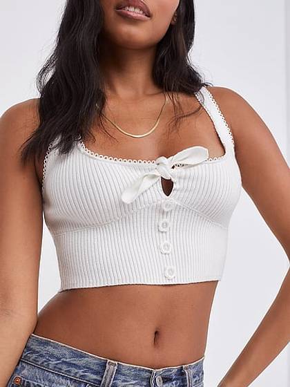 Pointelle Tank