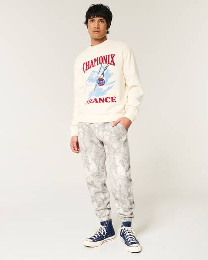 Relaxed Camo Fleece Joggers