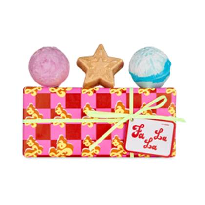 LUSH | Fa La La | Gift | 3 Bath Bom Products | Fun Bathing