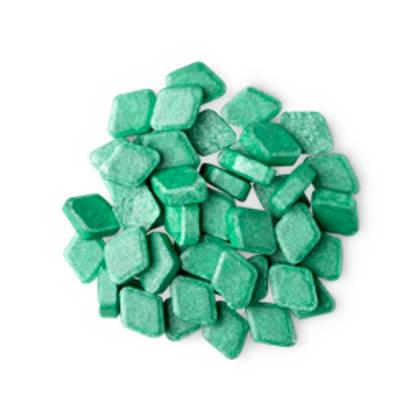 LUSH | Crème De Menthe | Mouthwash Tabs | Solid Cool Mint Mouthwash | Bracing Menthol & Tingly Mint
