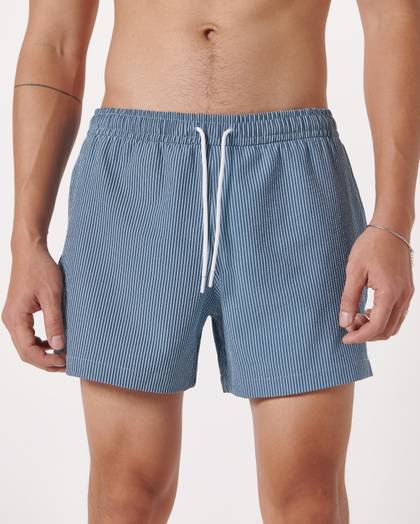 Pull-On Seersucker Swim Trunk