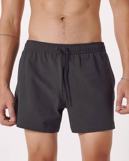 Pull-On Seersucker Swim Trunk