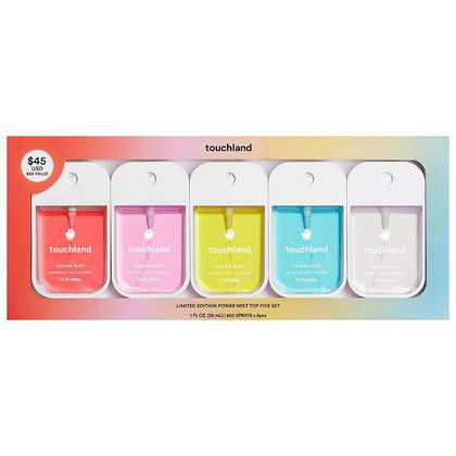 Touchland Limited Edition Power Mist Top Five Value Set
