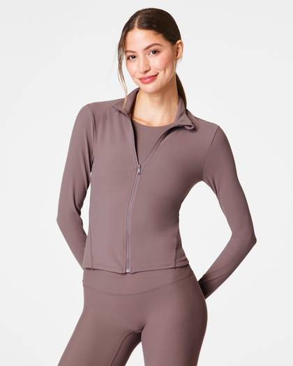 SPANXsmooth™ OnForm Full Zip Jacket - Smoke