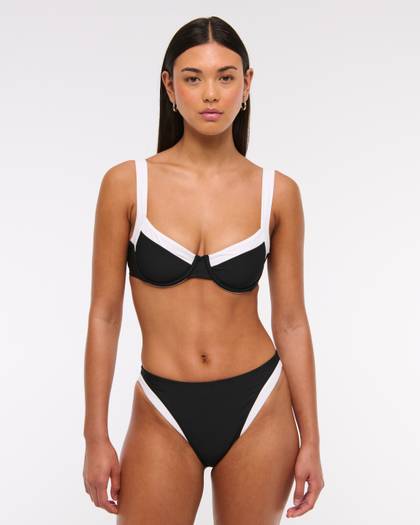 Mid Rise High-Leg Moderate Bottom