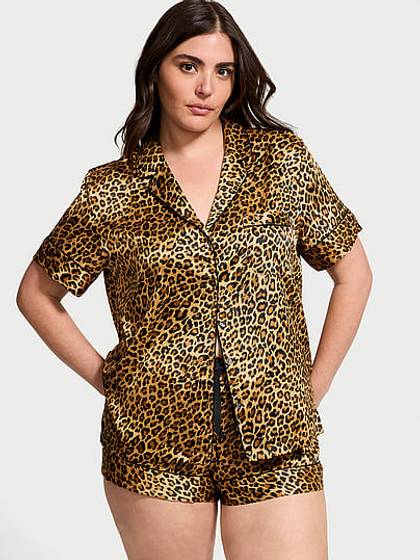 Signature Satin Short Pajama Set