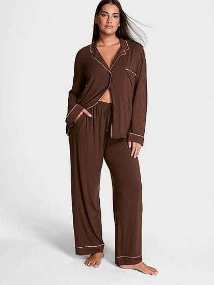 Modal Soft Long Pajama Set