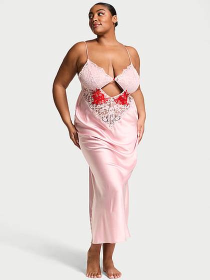 Dare to Dream Lace & Satin Long Slip