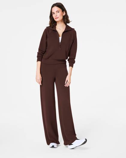 SPANX® AirEssentials Wide Leg Pant - Espresso