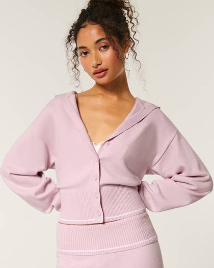 Gilly Hicks Slouchy Hooded Cardigan