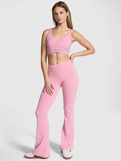 Relay Ruched Flare Leggings