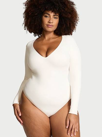 BODYWEAR by Victoria with FeatherSoft™ Innovation Long-Sleeve Bodysuit