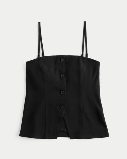 Button-Through Tube Top