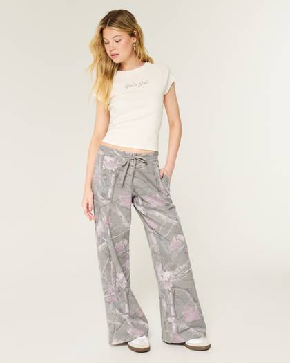 Camo Baggy Sweatpants